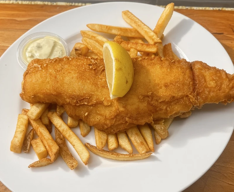 Fish and Chips at Fusion 28, breakfast and lunch restaurant in Regina, SK